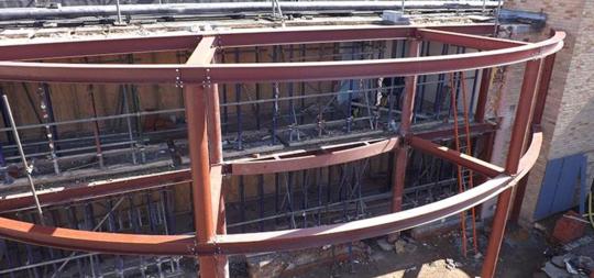 View Colchester - Atrium Steelwork