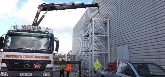 View Glemsford - Steel Gantry